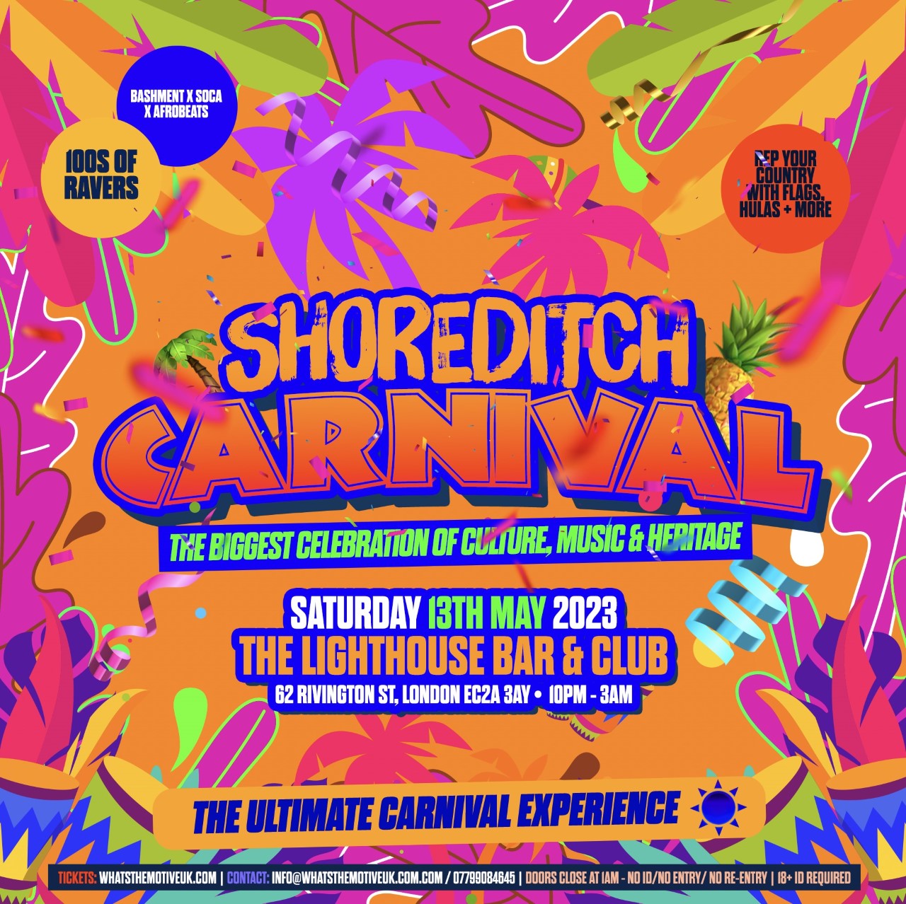 Shoreditch Carnival Party at The Lighthouse Bar and Club, London on ...