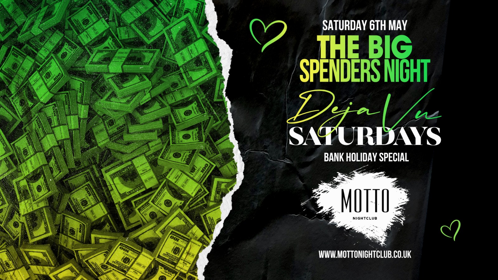 DEJA VU : BIG SPENDERS BANK HOLIDAY SPECIAL