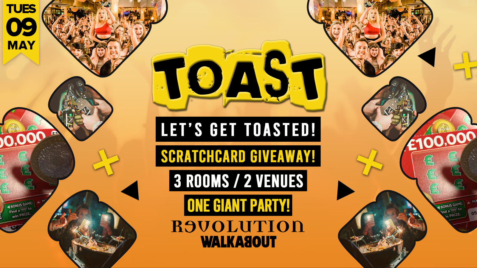 Toast • Scratchcard Giveaway • Revolution & Walkabout