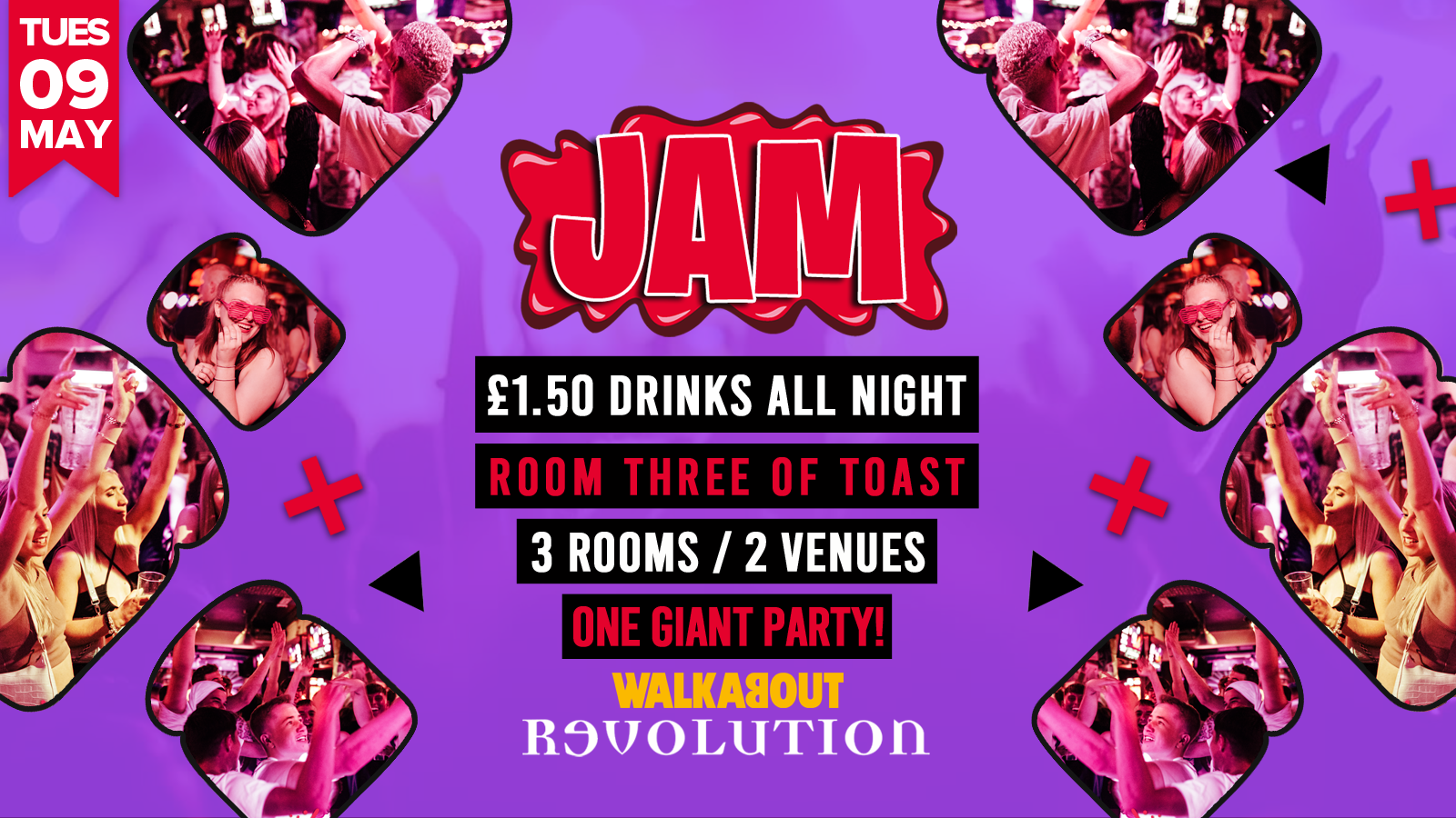 Jam • Room 3 Of Toast • Walkabout & Revolution