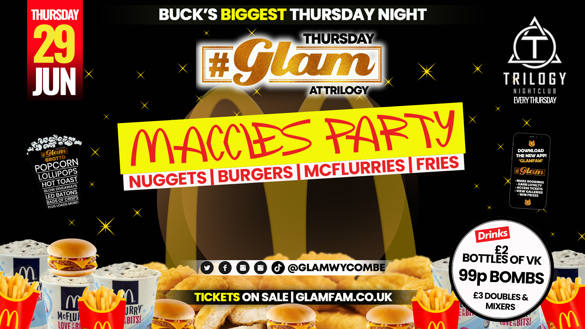 Glam High Wycombe | Thursdays – MACIES TAKEOVER! Buck’s Biggest Thursday Night!