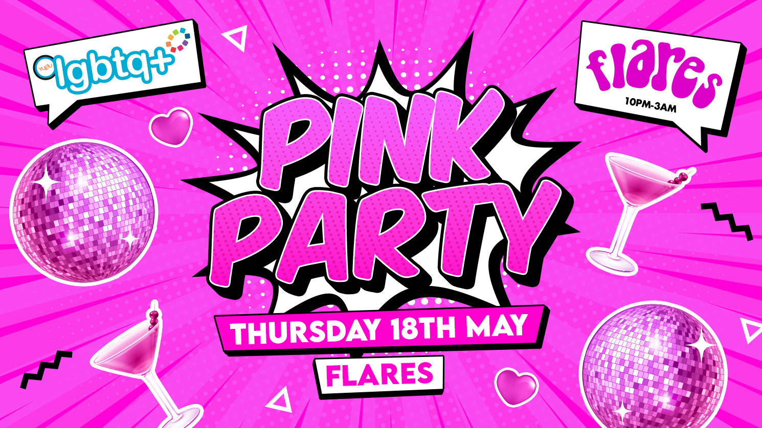 Flares Thursdays PINK PARTY