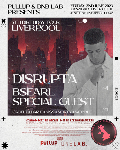 dnb lab & pullup present: disrupta
