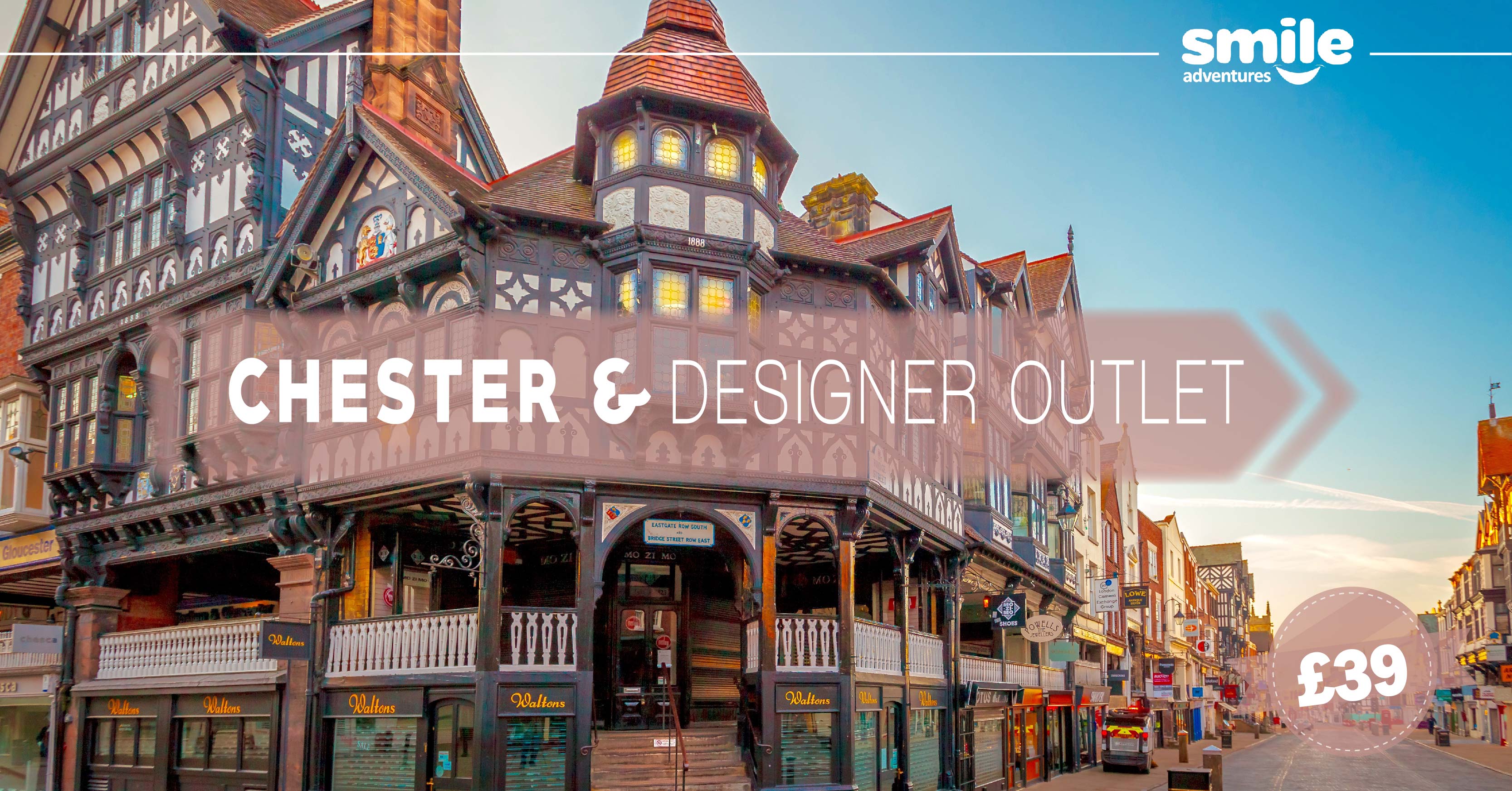 Chester & Designer Outlet – From Manchester