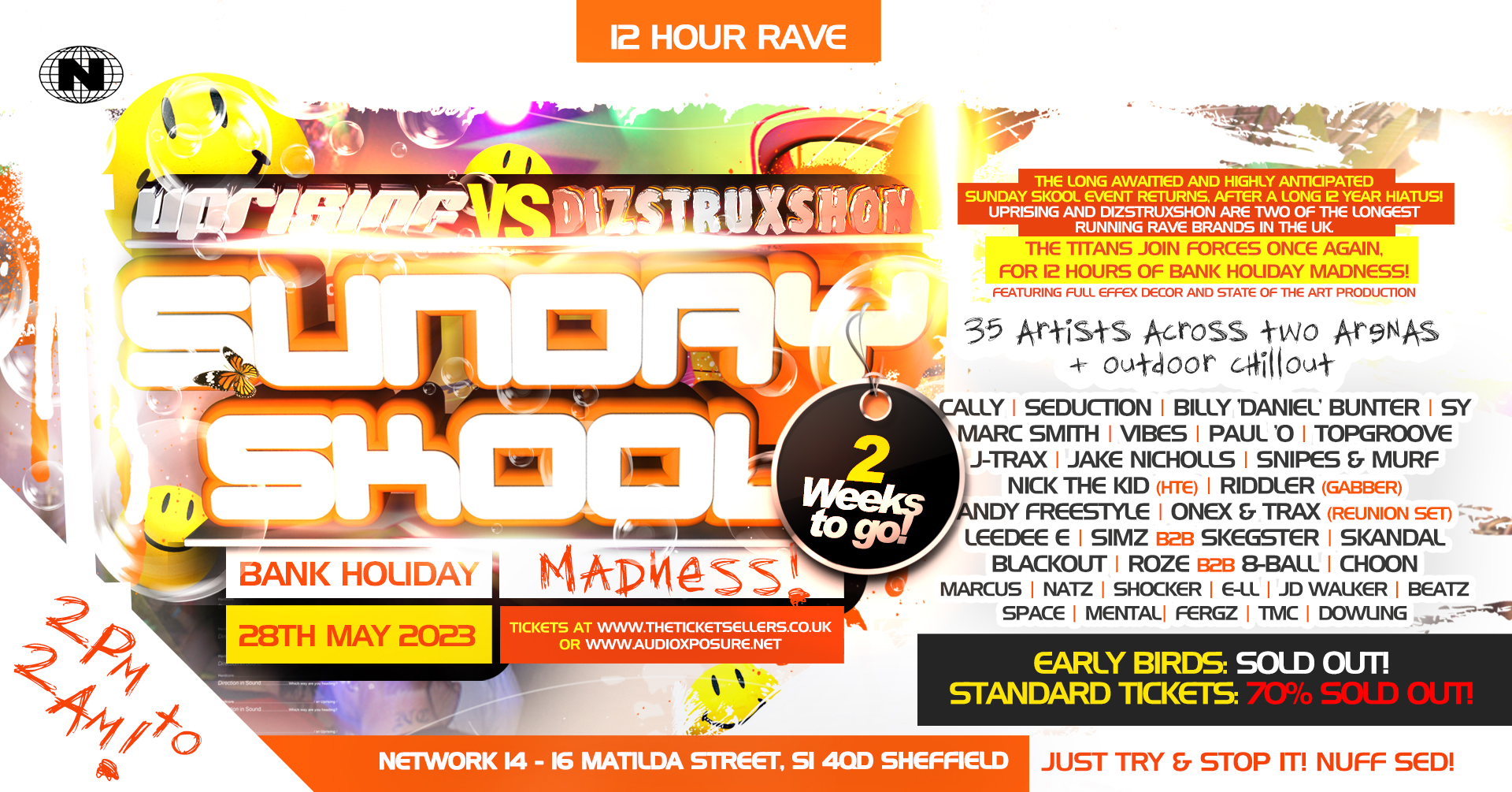 Uprising vs Dizstruxshon Sunday Skool