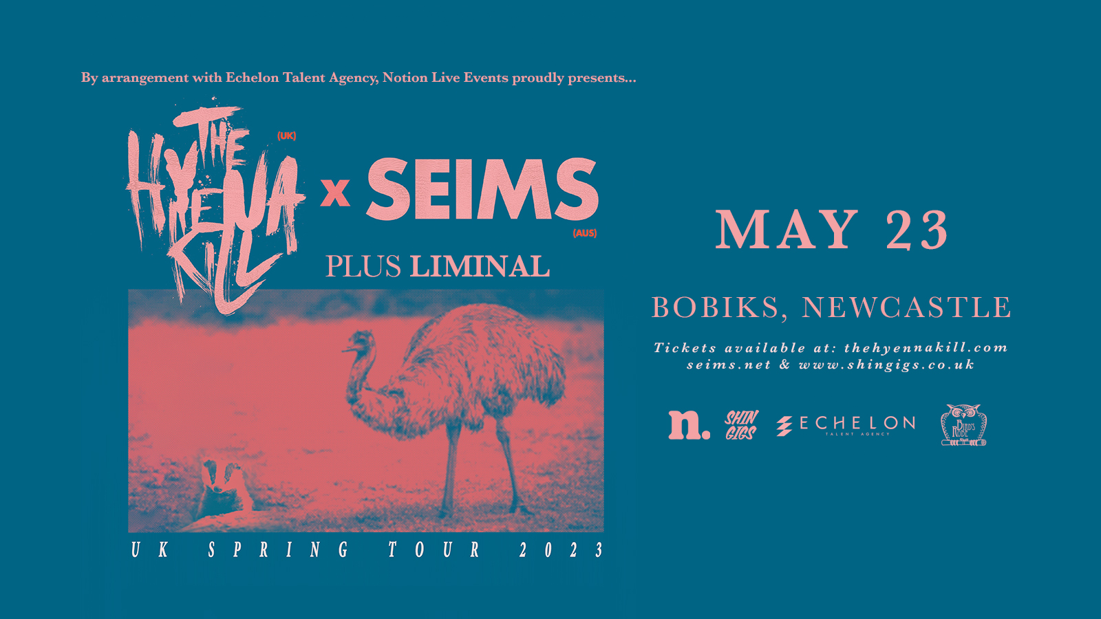 The Hyena Kill & Seims + Liminal