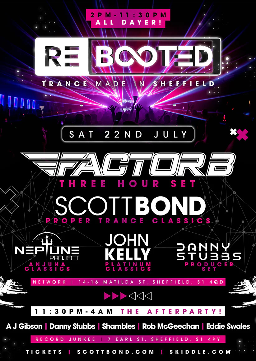 REBOOTED Sheffield. The Music is Home_ Factor B 3 hour Set