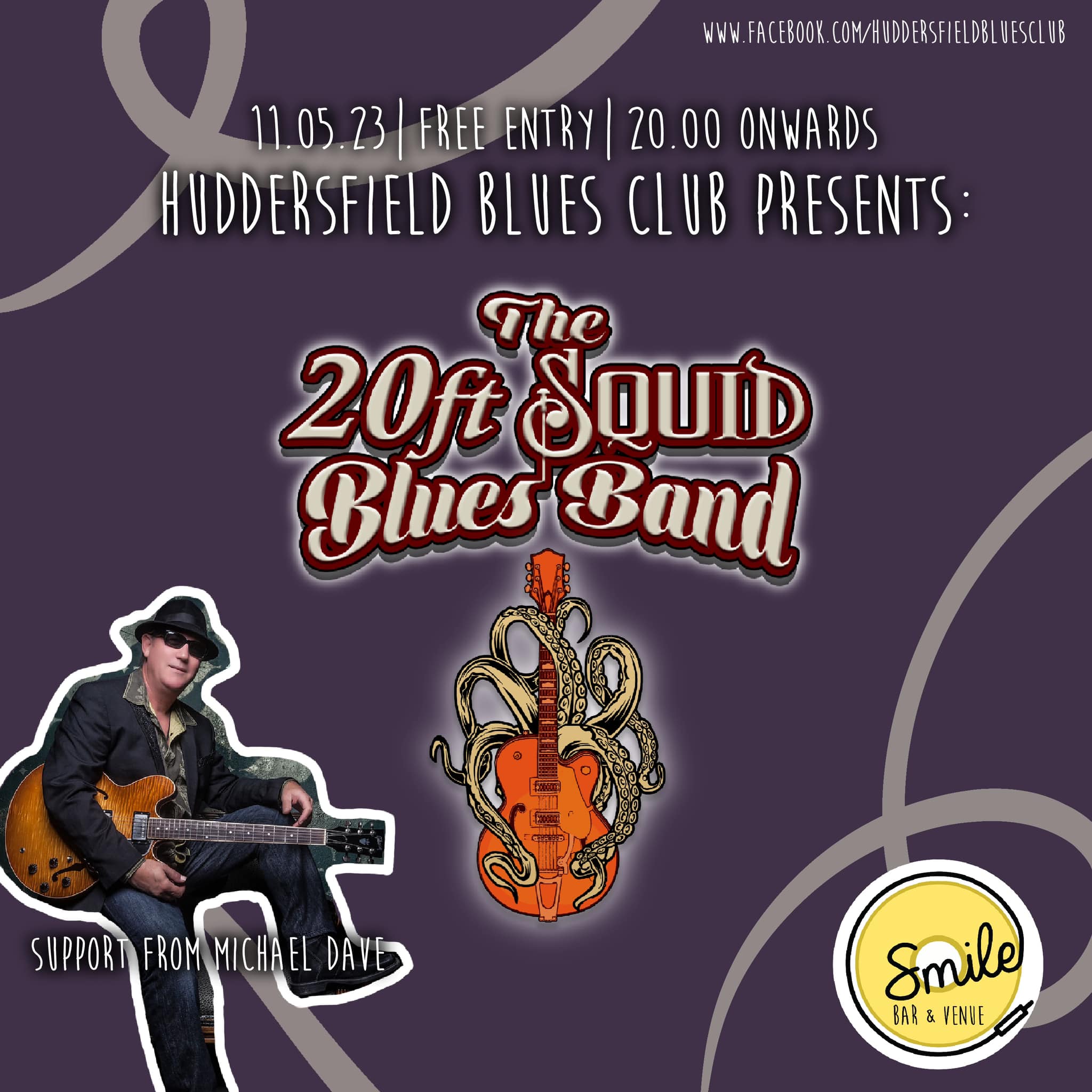 HUDDERSFIELD BLUES CLUB – 20ft SQUID BLUES BAND