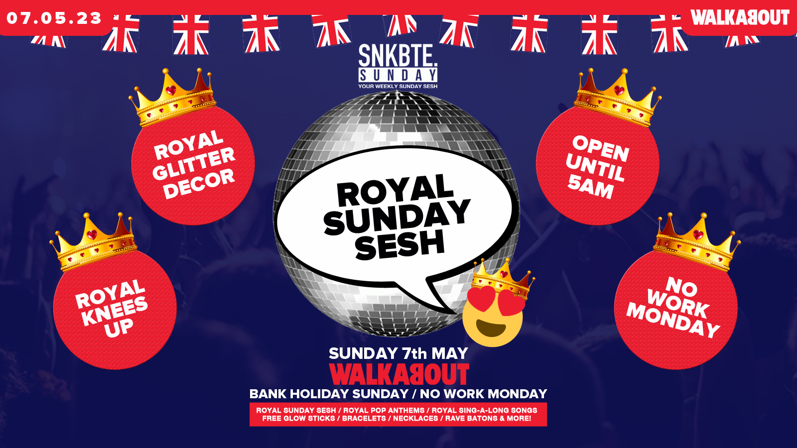 Bank Holiday Sunday @Walkabout // Royal Sunday Sesh