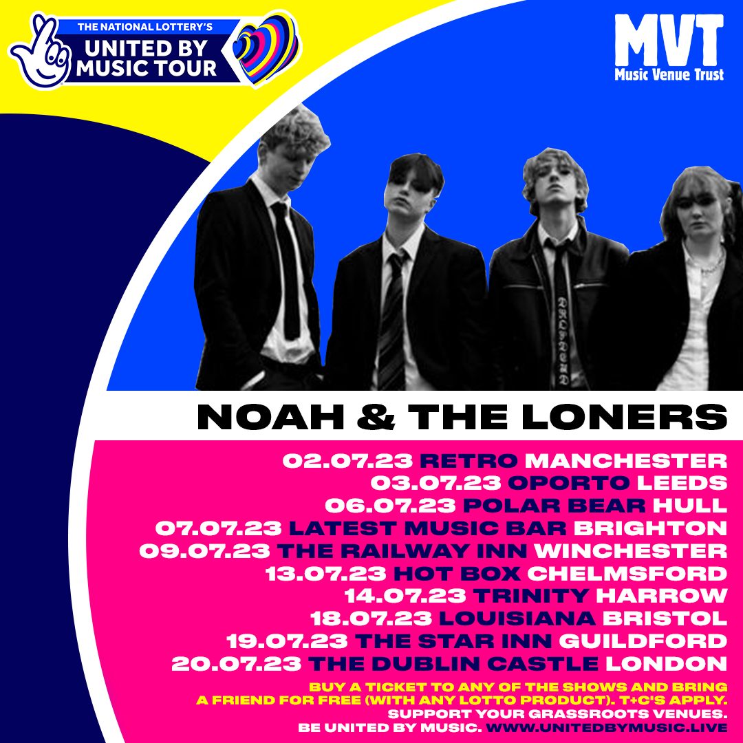 NOAH & THE LONERS + Red Brick and Kath & The Kicks #Unitedbymusic