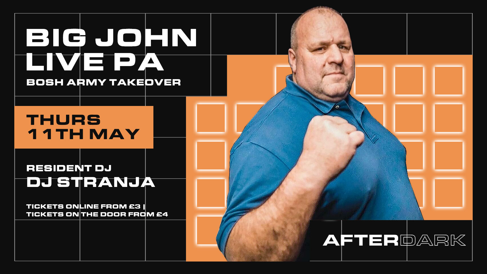 AfterDark Thursday | Big John Live PA | Bosh Army Takeover at Mantra ...