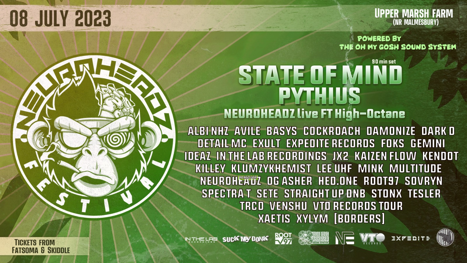 Neuroheadz Festival 2023 – STATE OF MIND / Pythius / TRCD / Sovryn + more
