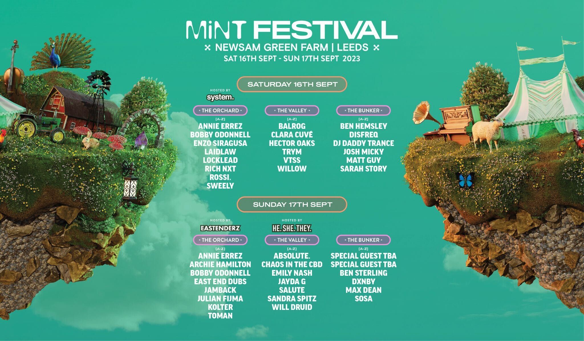 Mint Festival 2023 at Newsam Green Farm, Leeds on 16th Sep 2023 Fatsoma