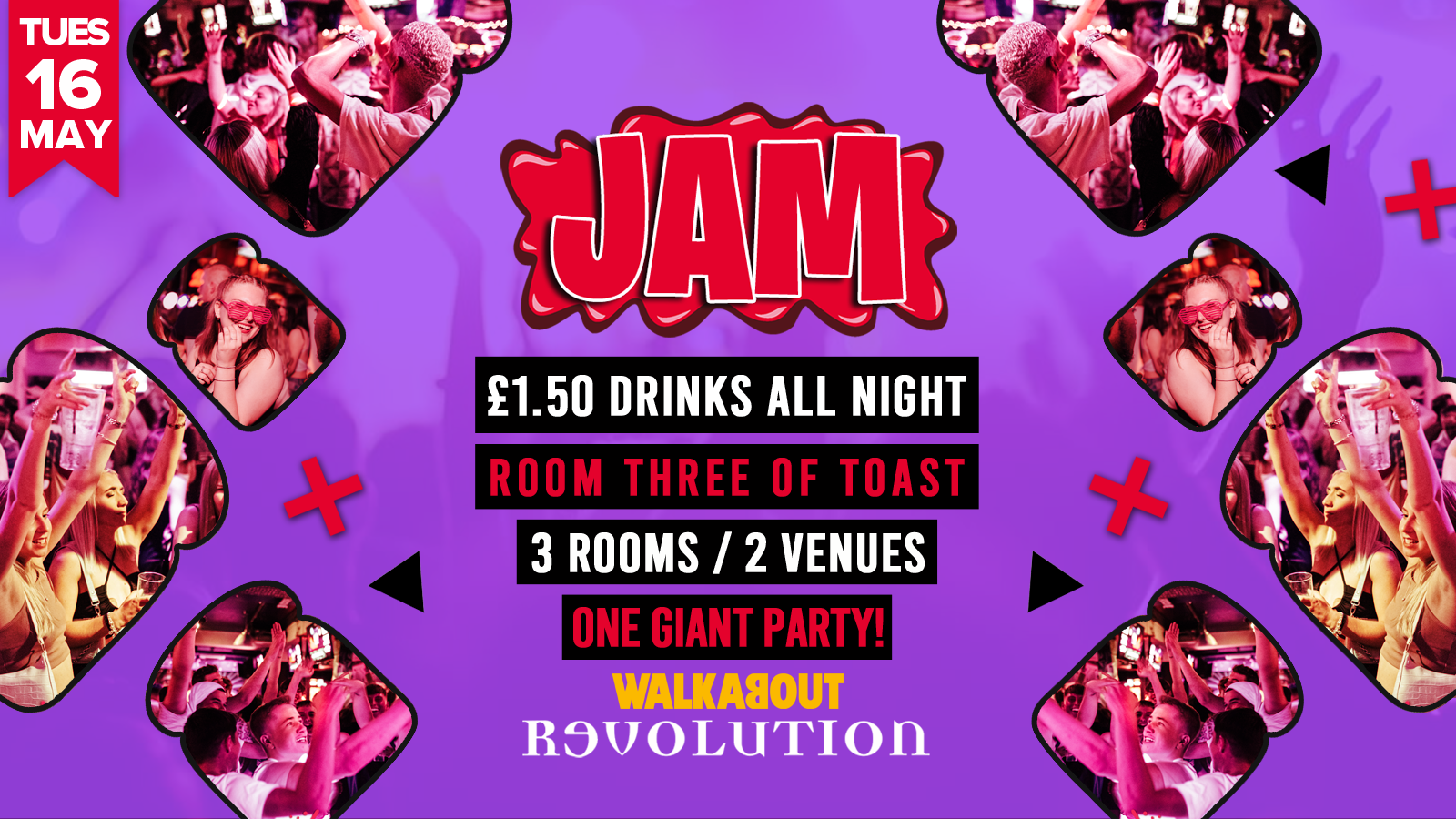 Jam • Room 3 Of Toast • Walkabout & Revolution