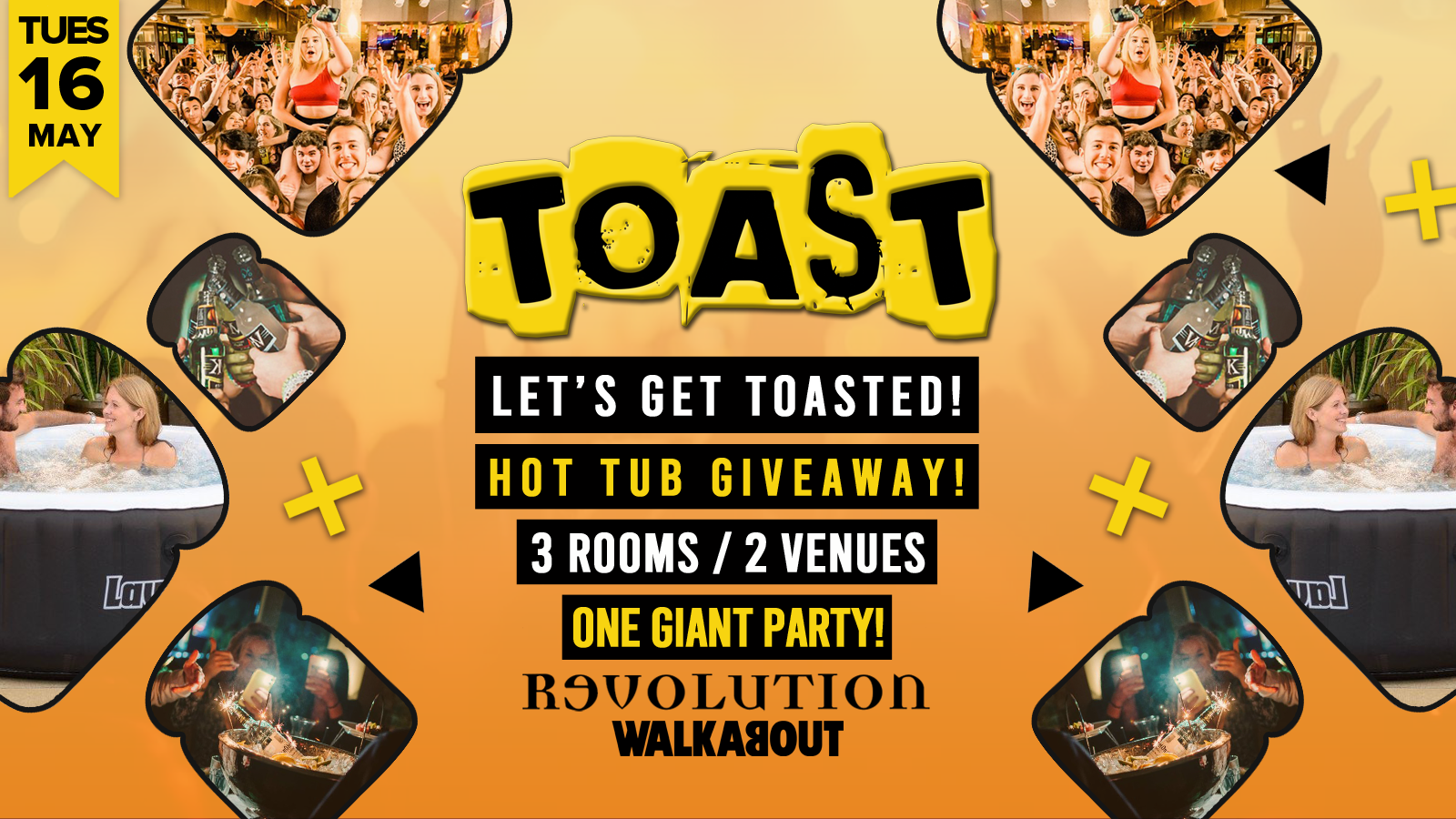 Toast • Hot Tub Giveaway • Revolution & Walkabout