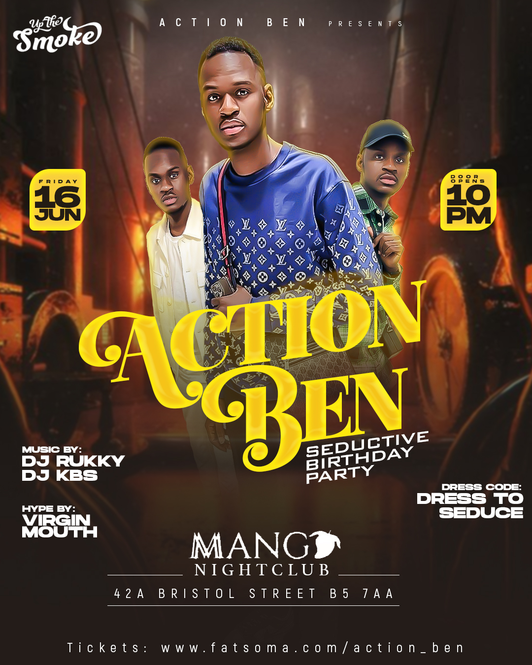 Action Ben seductive Birthday Party (Birmingham ) at Mango Night Club