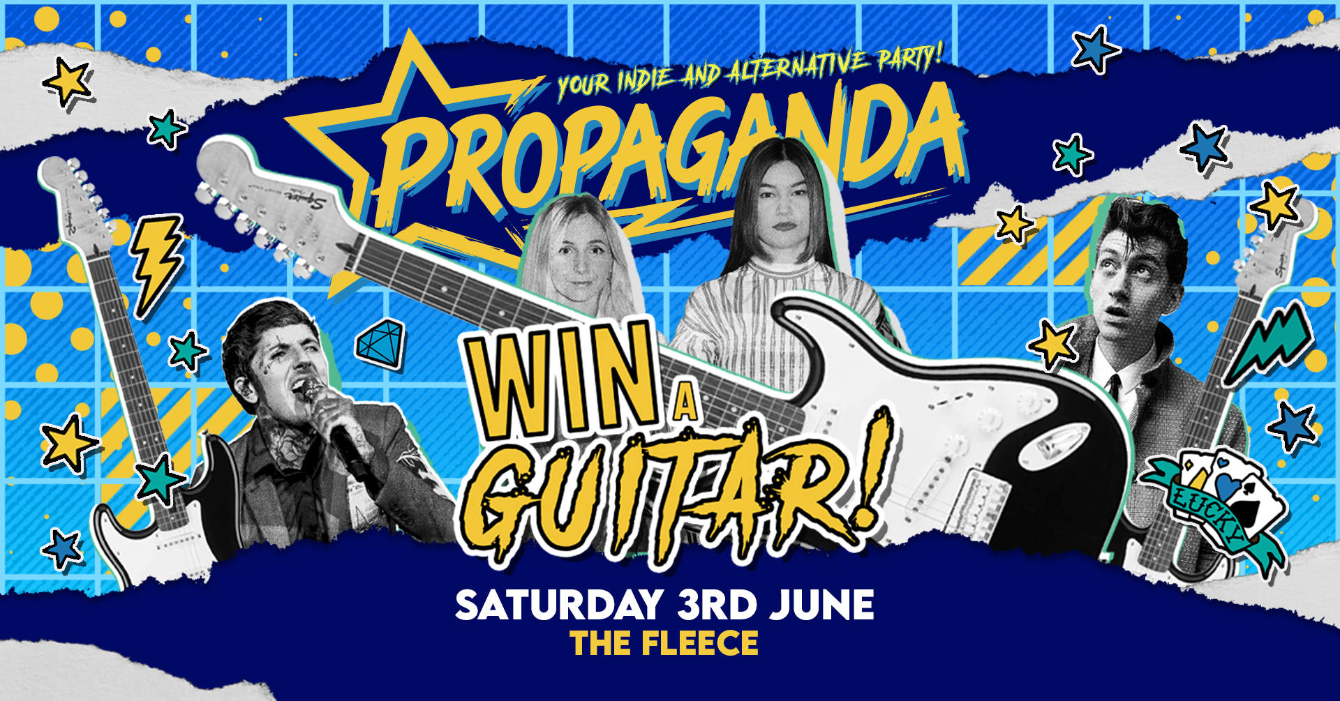 THIS SATURDAY – Propaganda Bristol – Guitar Giveaway Competition!