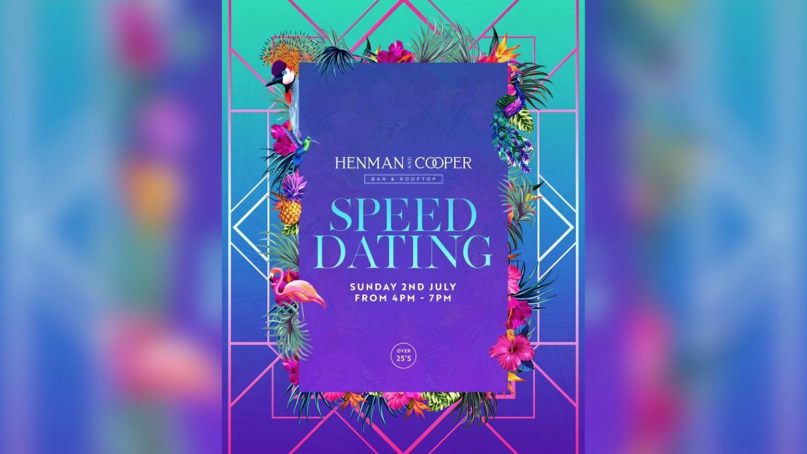 SPEED DATING at Henman & Cooper [SUNDAY – 2ND JULY]