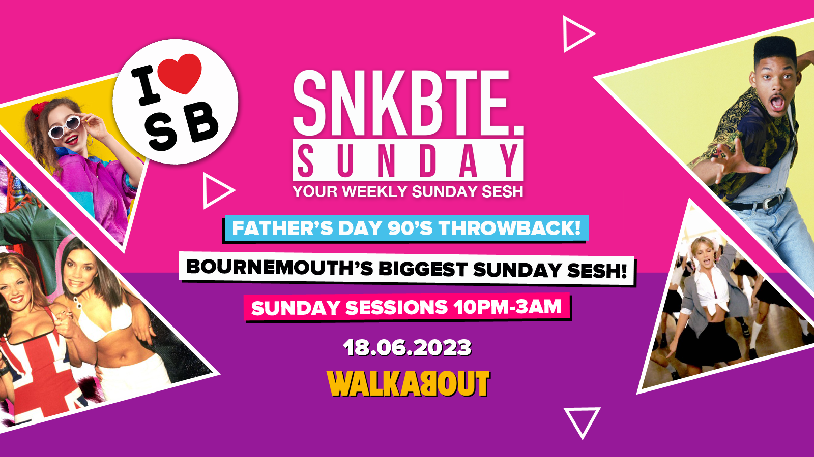 Snakebite Sundays @Walkabout // Father’s Day Throwback!