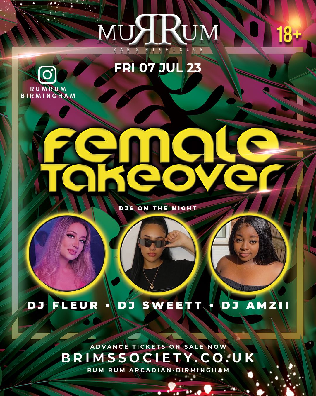 FEMALE TAKEOVER EDITION 1 AT RUMRUM