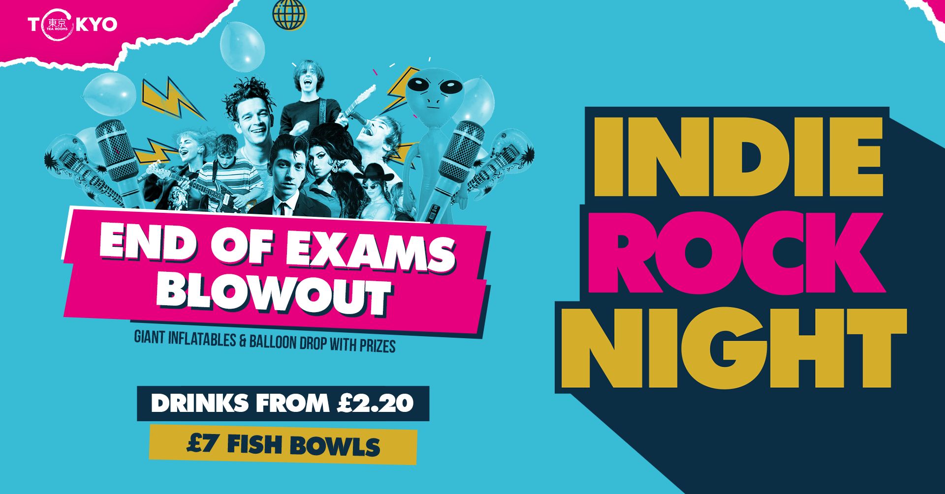 Indie Rock Night ∙ END OF EXAMS BLOWOUT *ONLY 10 £2 TICKETS LEFT*