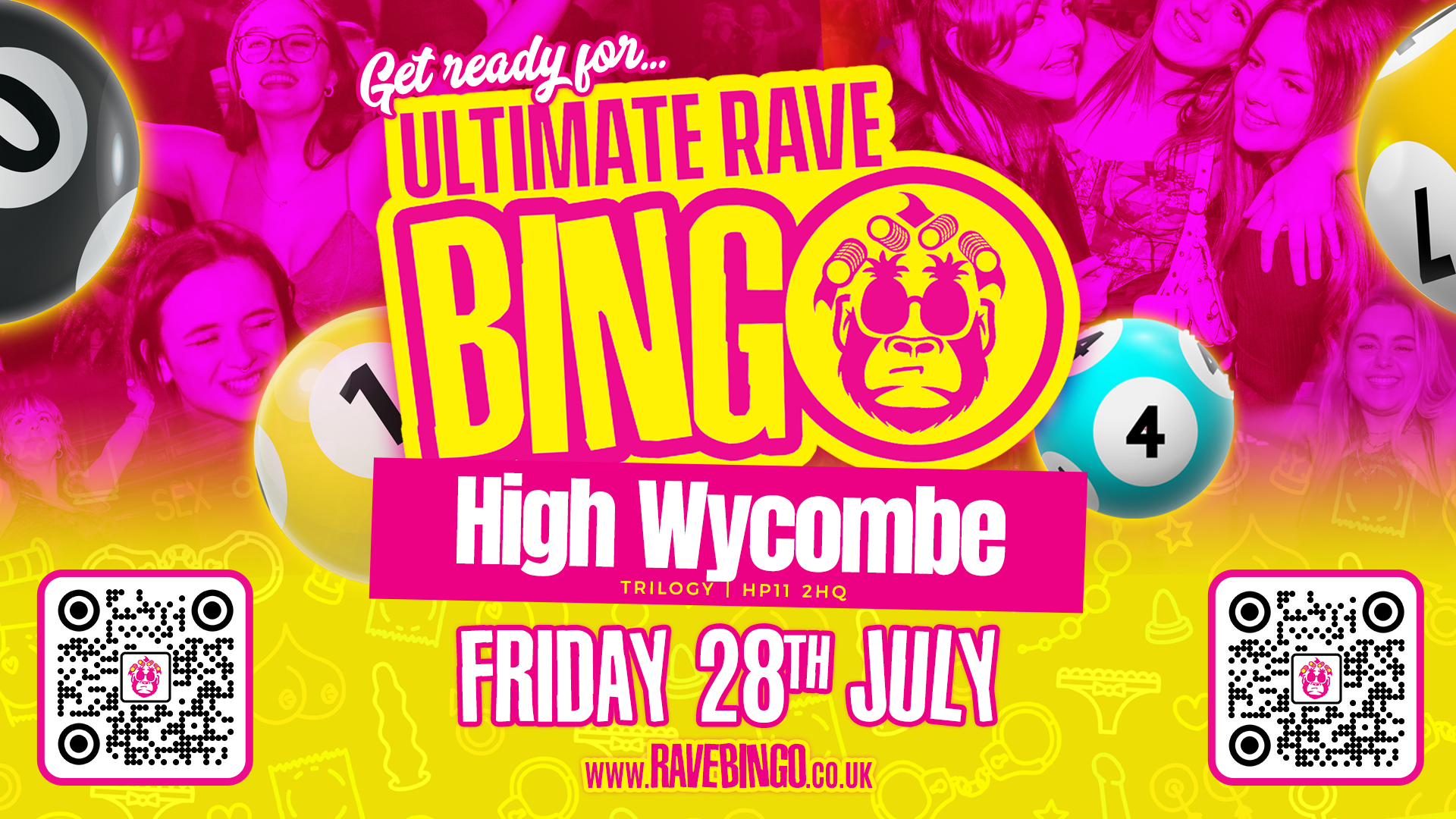 Ultimate Rave Summer Bingo High Wycombe Friday 28th July at Trilogy ...