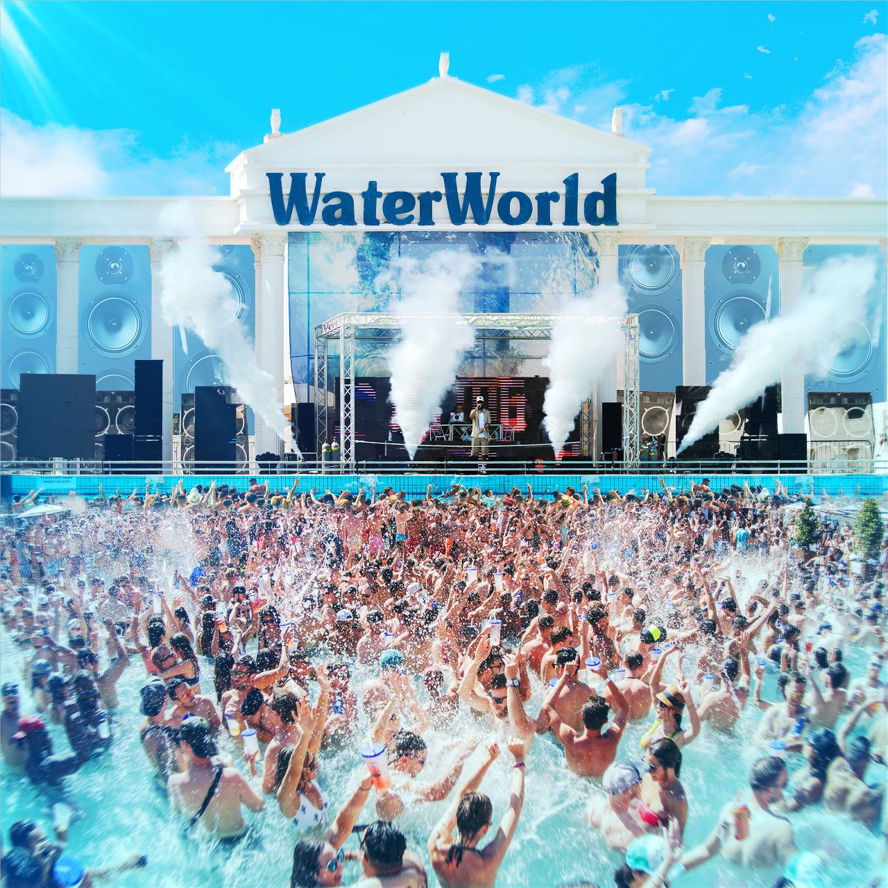 The Wave Pool Party July 2nd at WaterWorld Themed Waterpark Ayia Napa