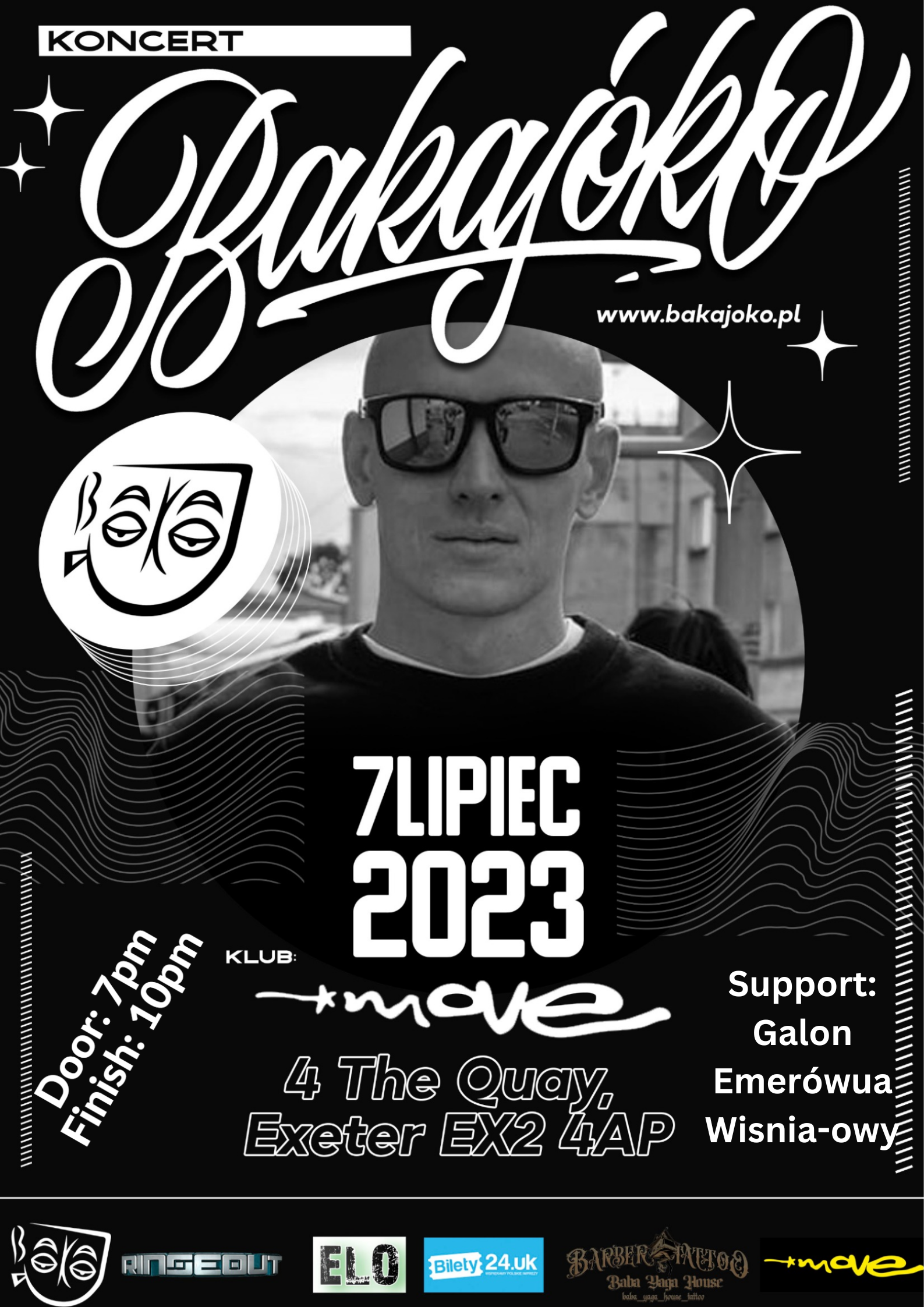 Wiśnia Bakajoko Polish hip hop plus support