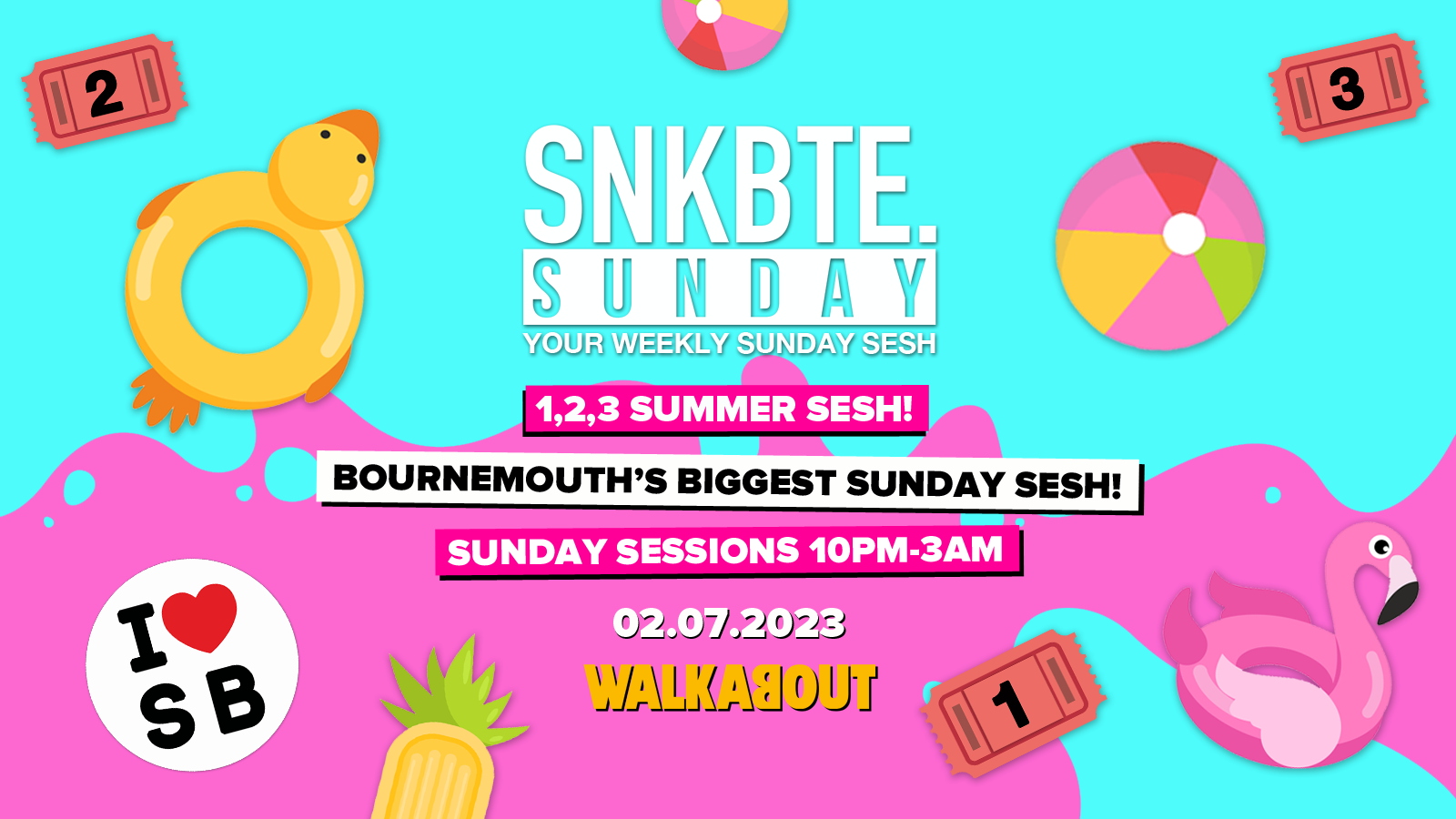 Snakebite Sundays @Walkabout // 123 Summer Sesh!