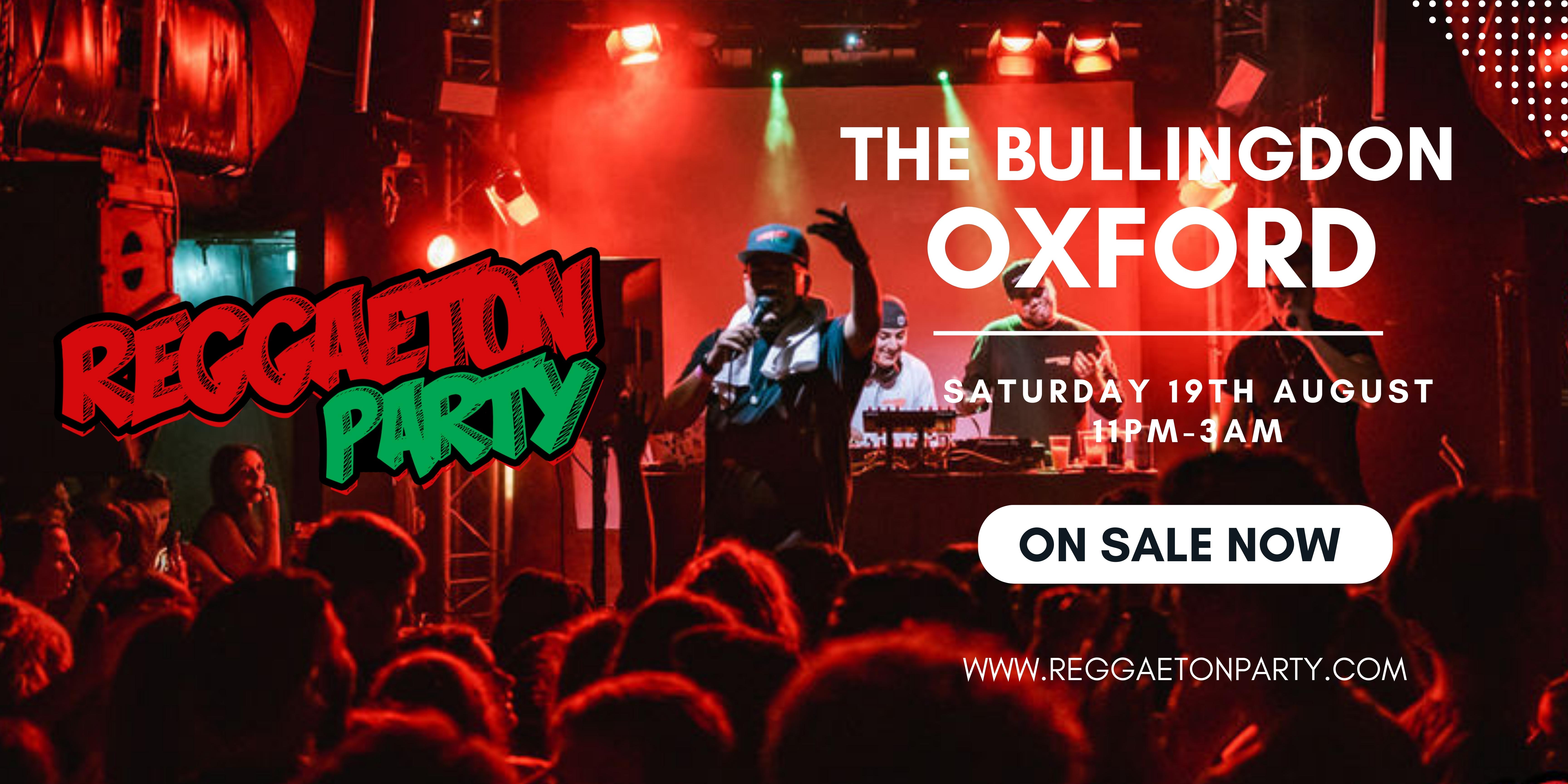 Reggaeton Party (Oxford) August 2023