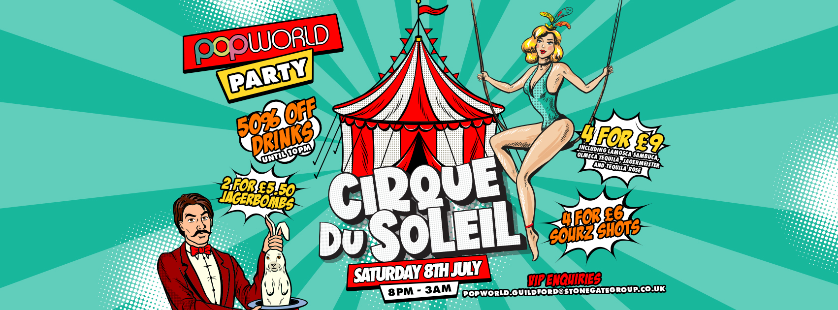 🎪CIRQUE DU SOLEIL @ POPWORLD GUILDFORD🎪 at Popworld Guildford ...