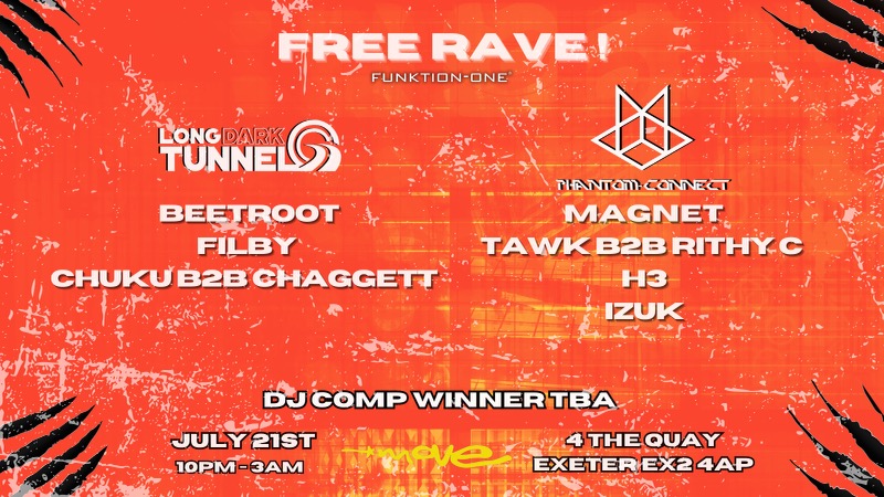 FREE RAVE LDT X PHANTOM CONNECT 18+