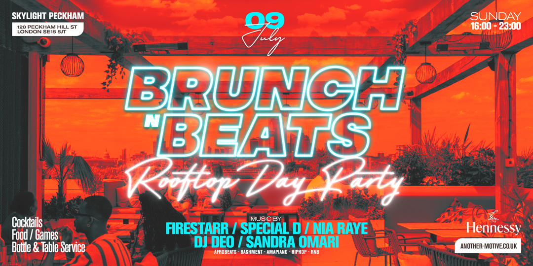 ☆ Brunch N Beats – Summer Rooftop day party ☆