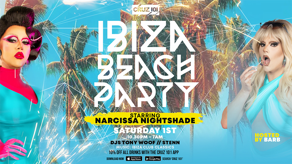 CRUZ 101 IBIZA BEACH PARTY at Cruz 101, The on 1st Jul 2023 | Fatsoma