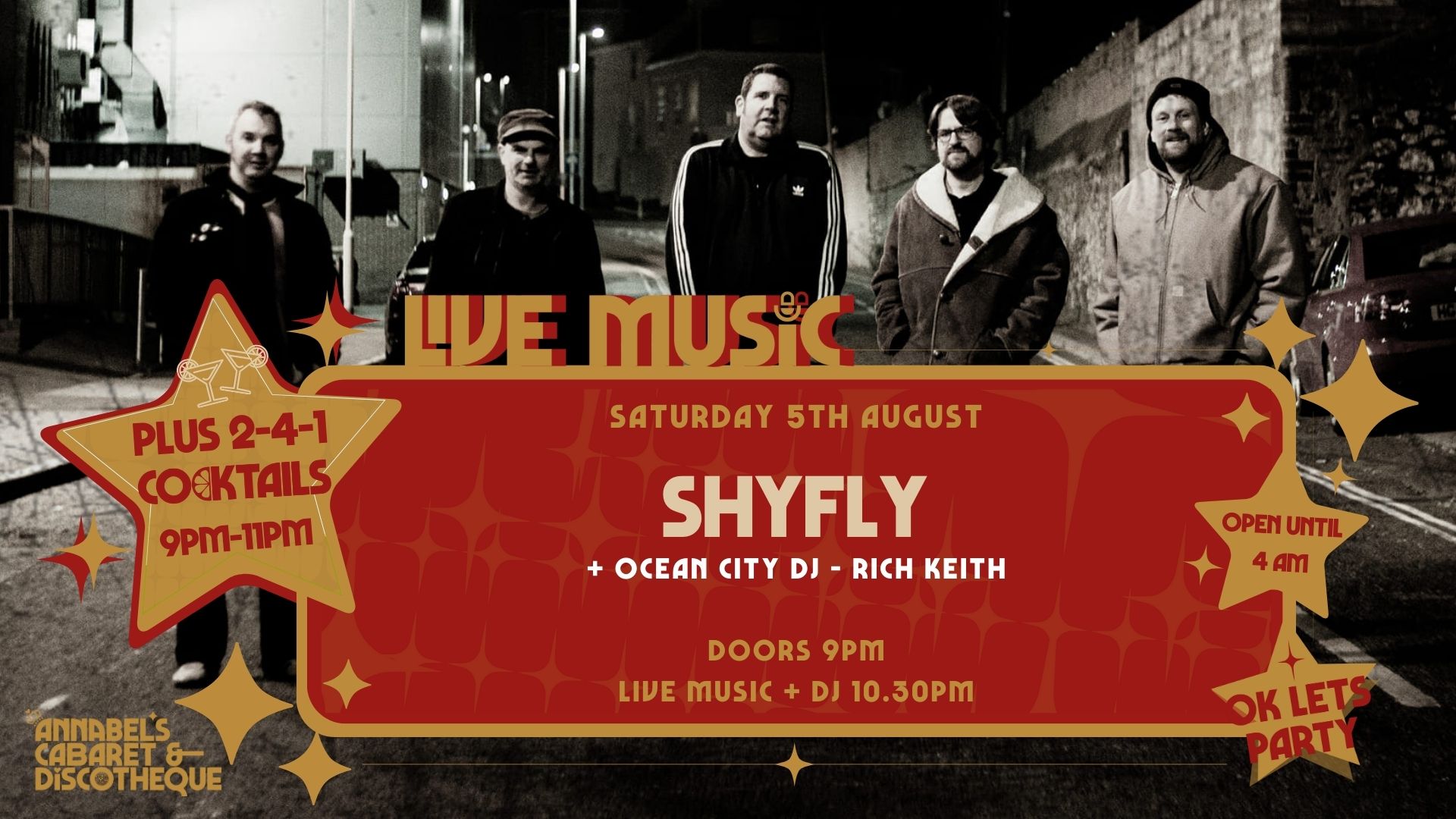 Live Music: SHYFLY // Annabel’s Cabaret & Discotheque