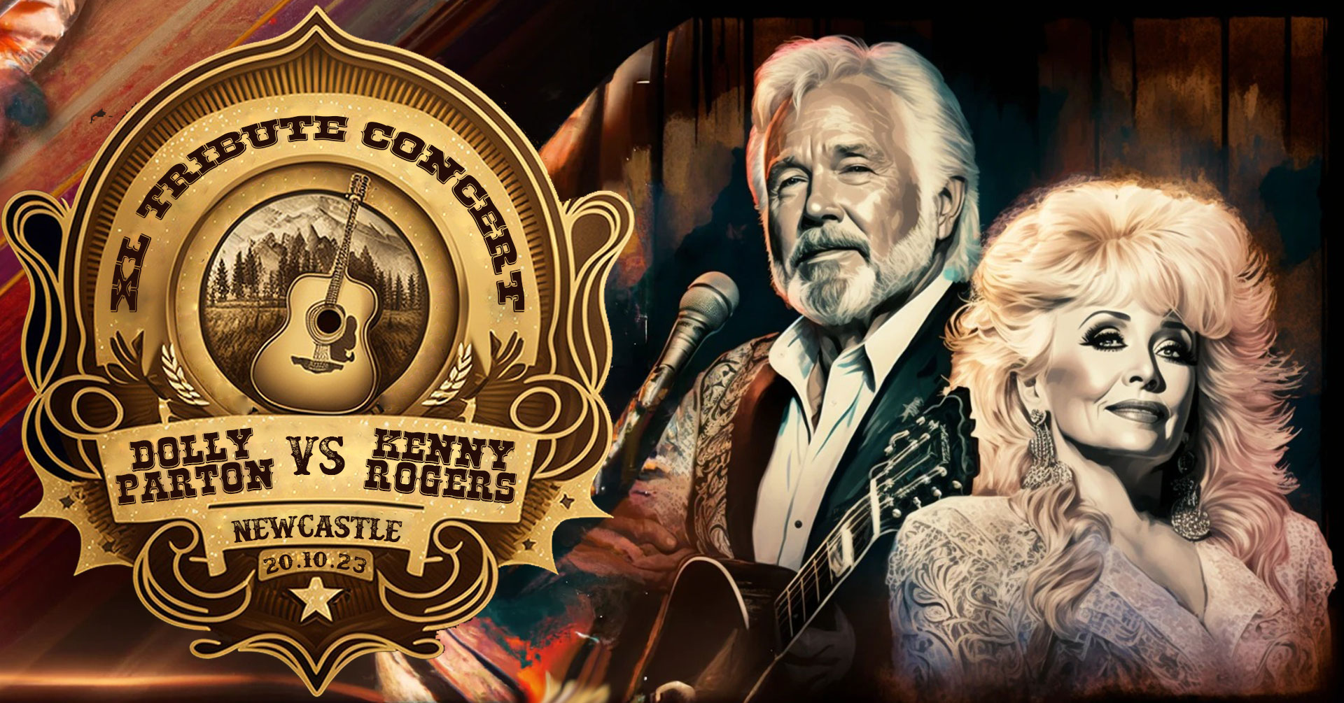 Dolly Parton Vs Kenny Rogers – XL Tribute Concert – Newcastle