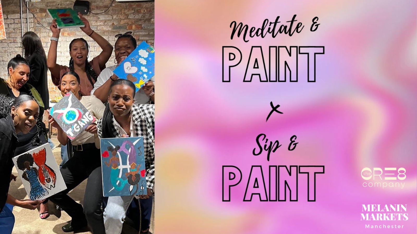 Meditate & Paint x Sip & Paint at Hatch, Manchester on 2nd Jul 2023