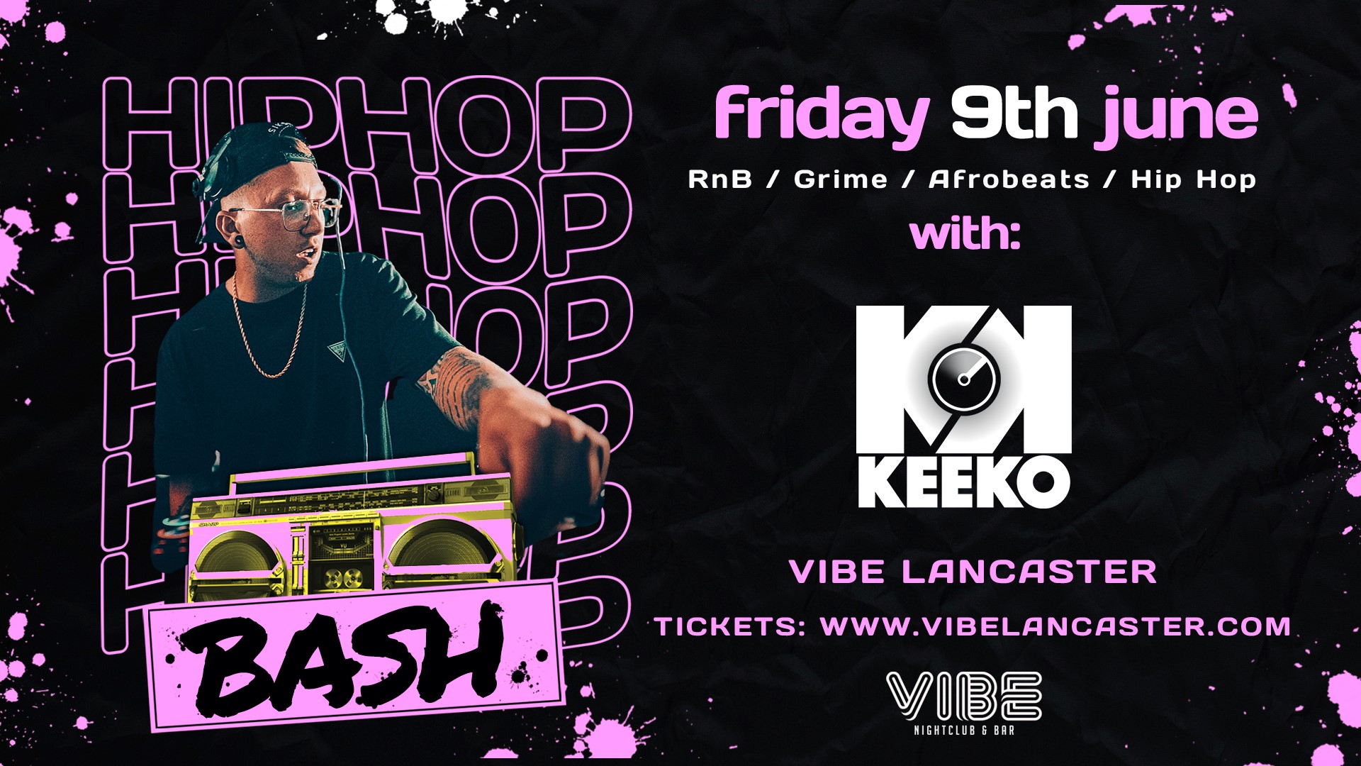 Vibe Friday – Hip Hop Bash