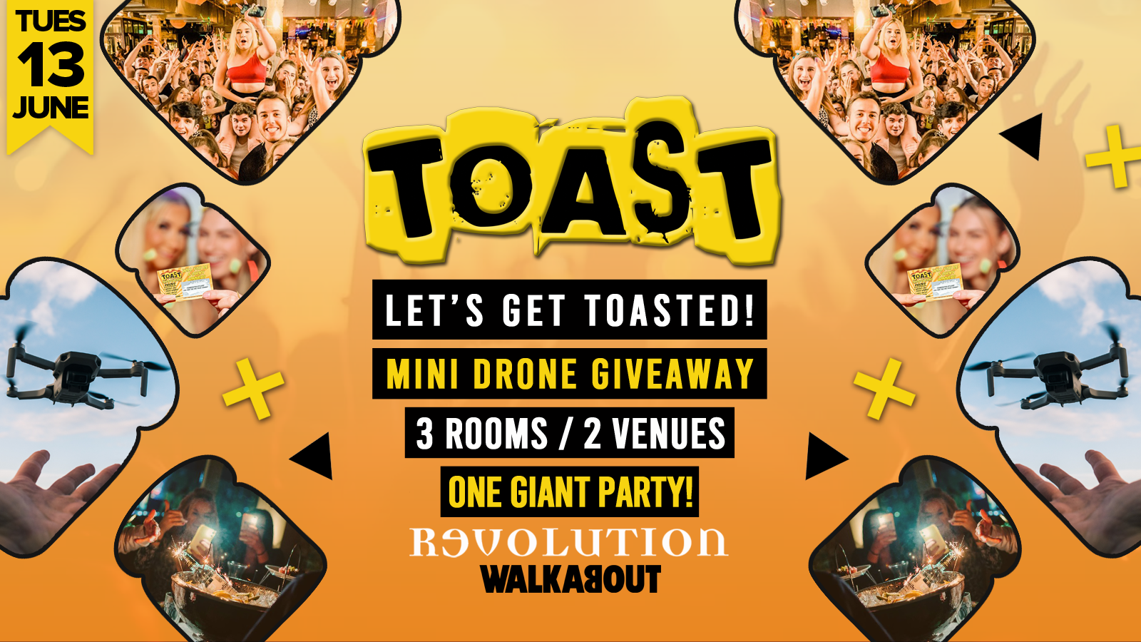 Toast • Mini Drone Giveaway • Revolution & Walkabout