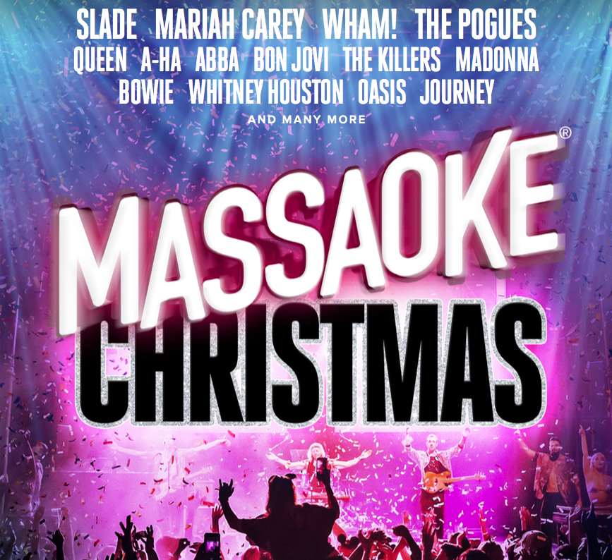 🎅🏼 MASSAOKE CHRISTMAS LIVE – IT’S THE ULTIMATE LIVE CHRISTMAS SING-A-LONG!