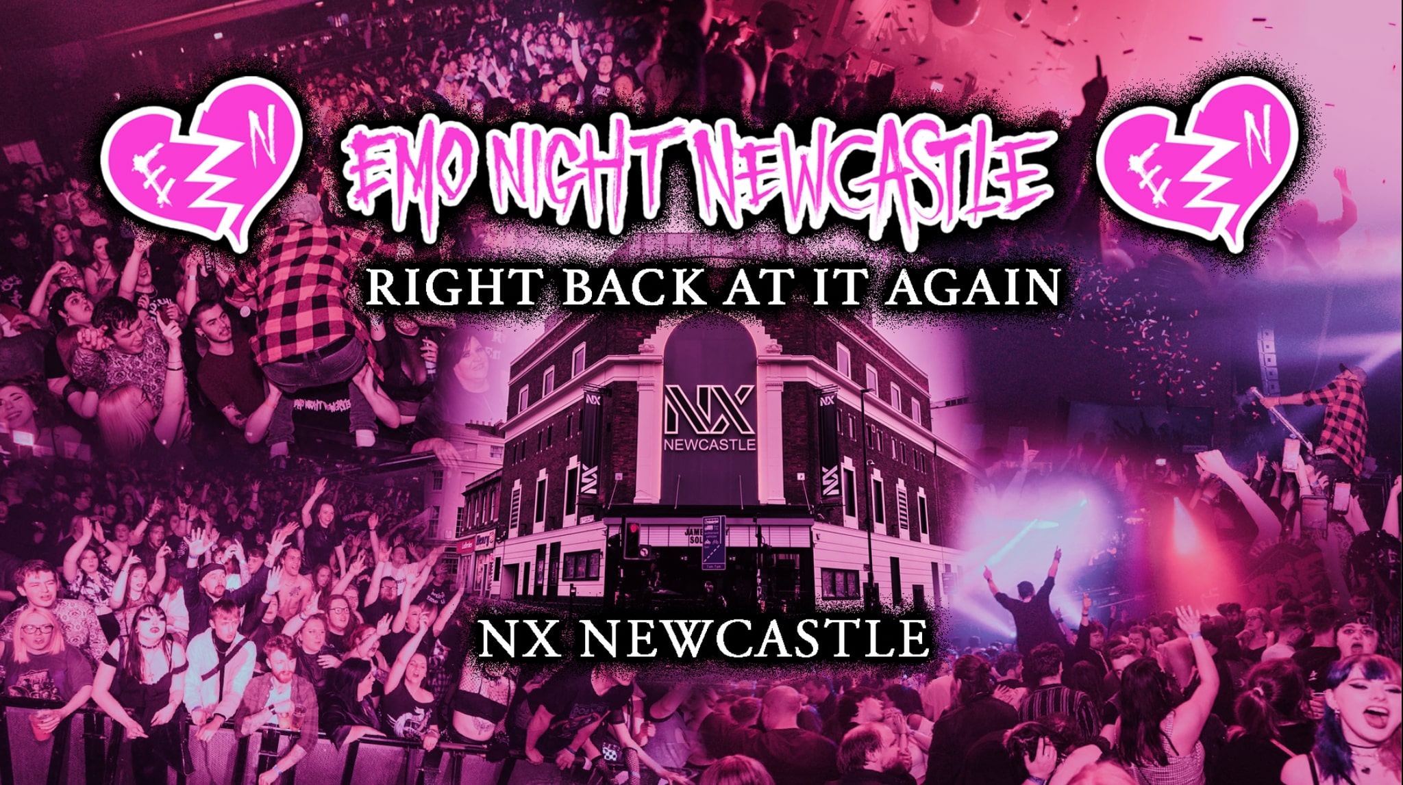 Emo Night Newcastle at The NX , Newcastle upon Tyne on 22nd Sep 2023