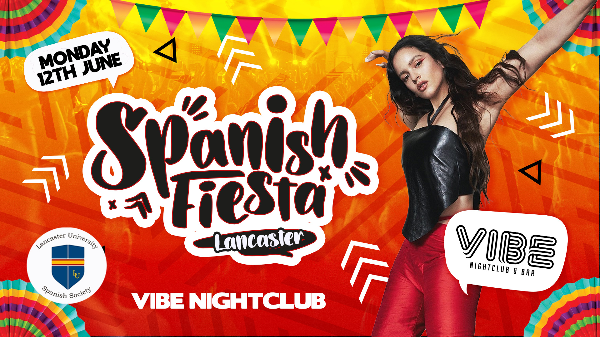 Spanish Fiesta Lancaster – Monday 12th June | VIBE