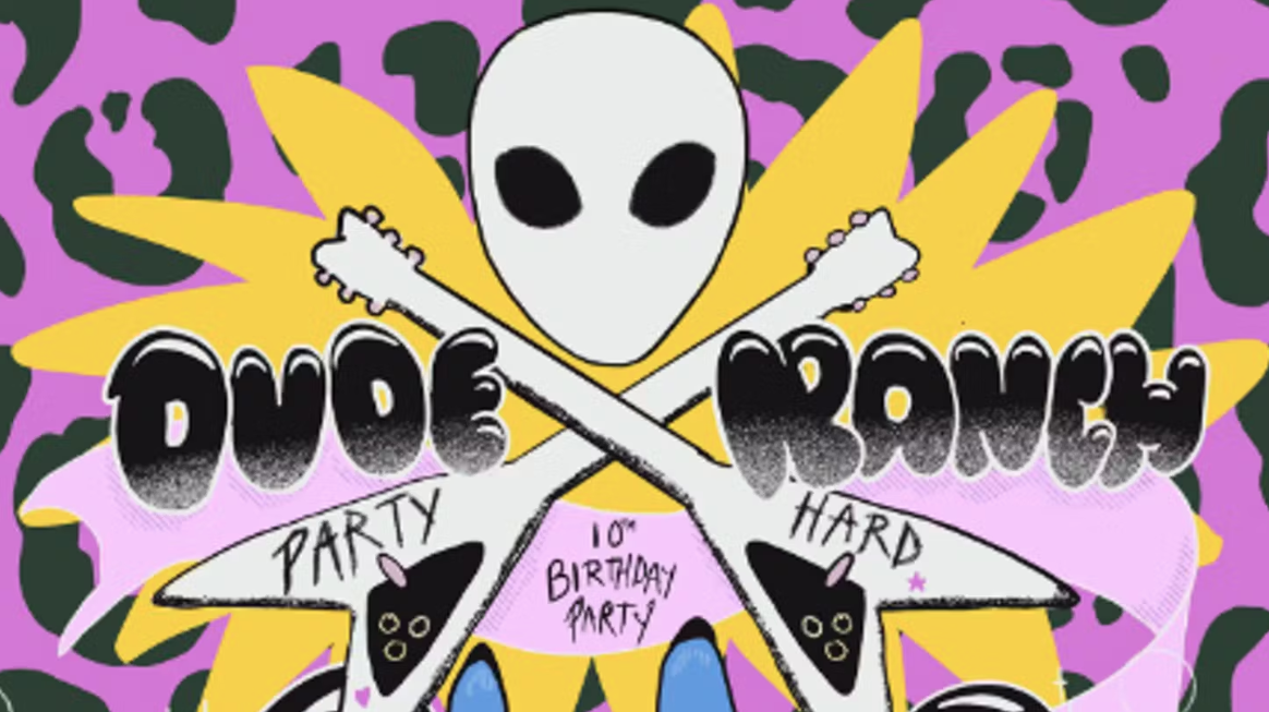 DUDE RANCH m/ 10TH BIRTHDAY PARTY