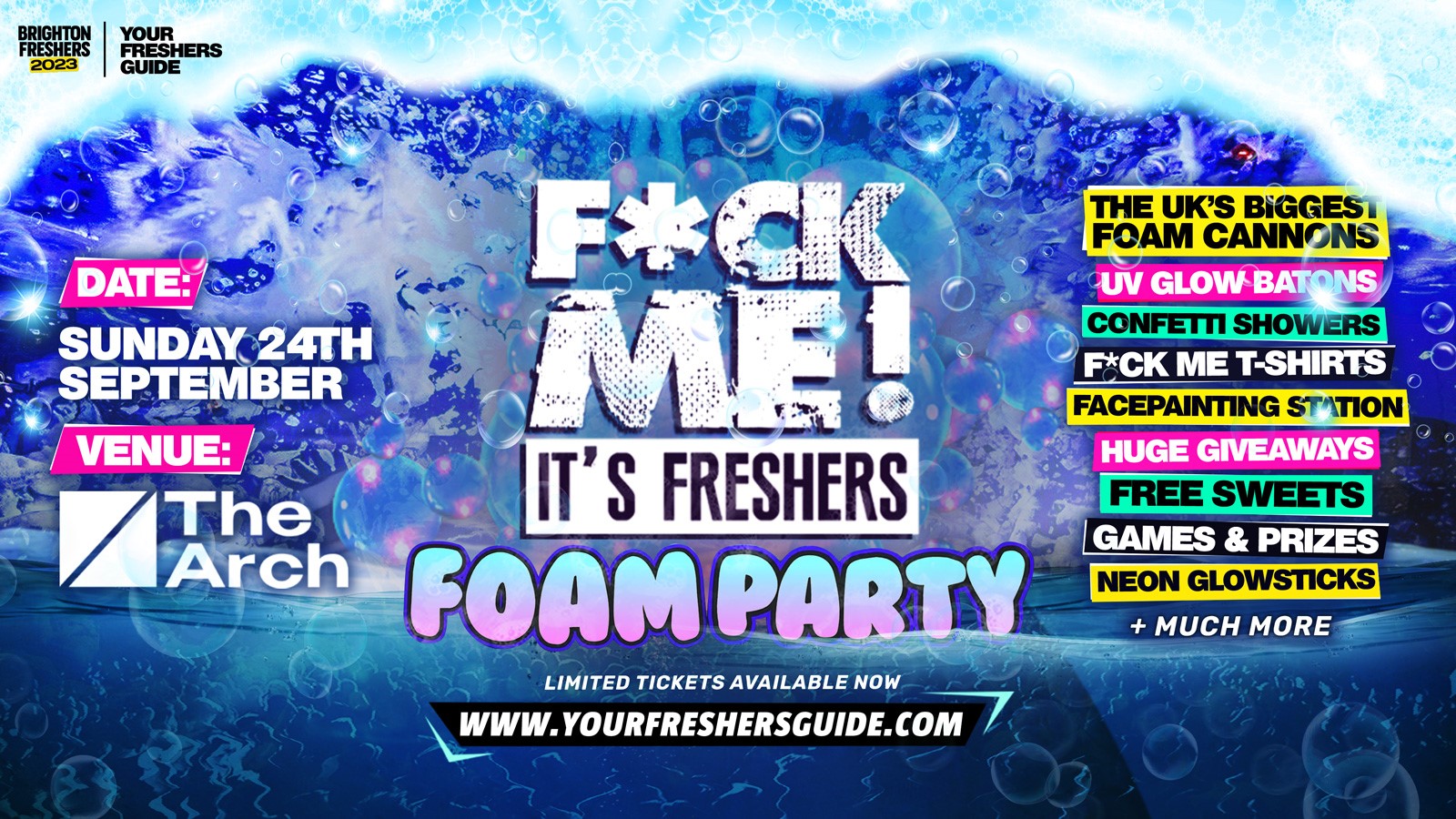 F*CK ME It’s Freshers – Brighton Freshers 2023