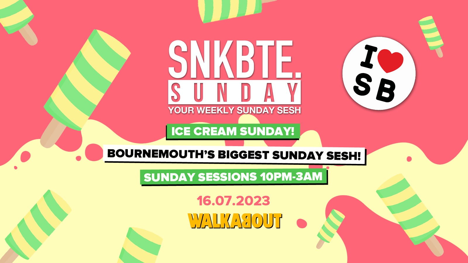 Snakebite Sundays @Walkabout // Ice Cream Sunday!