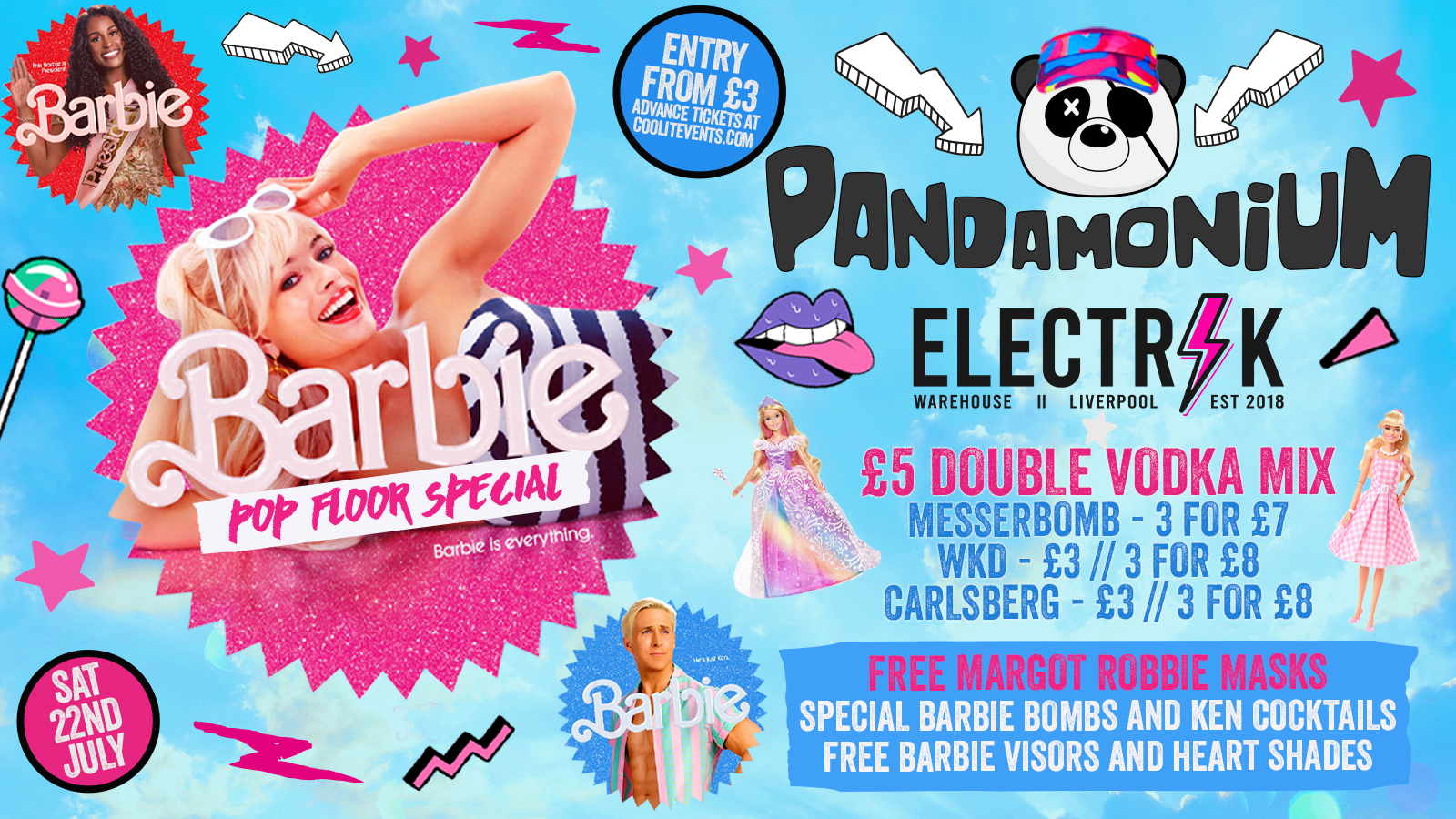 Pandamonium Saturdays : Plastic Fantastic Pop Floor Special!