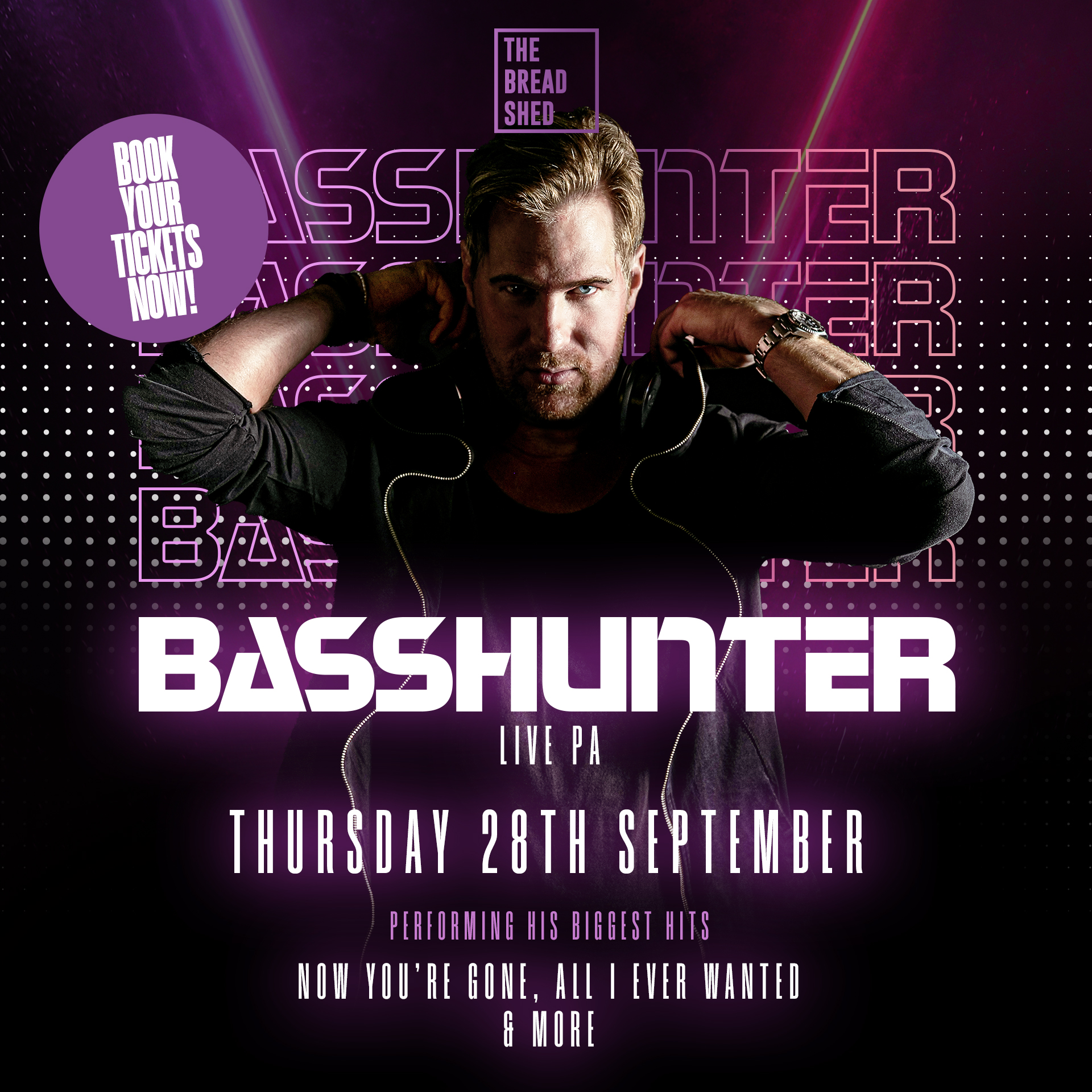 Manchester Freshers | Basshunter | Bread Shed