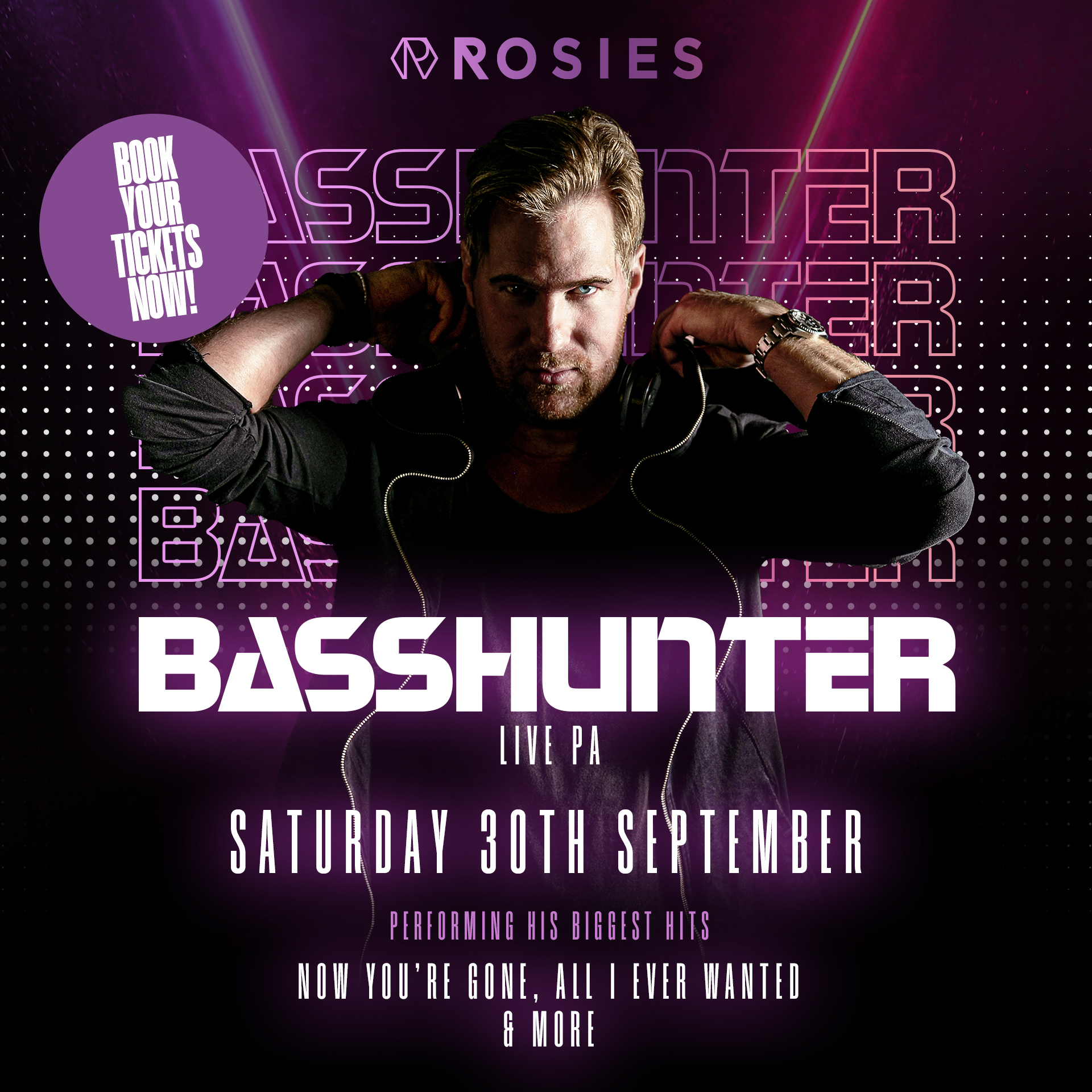 Basshunter Live At Rosies Chester Chester On 30th Sep 2023 Fatsoma