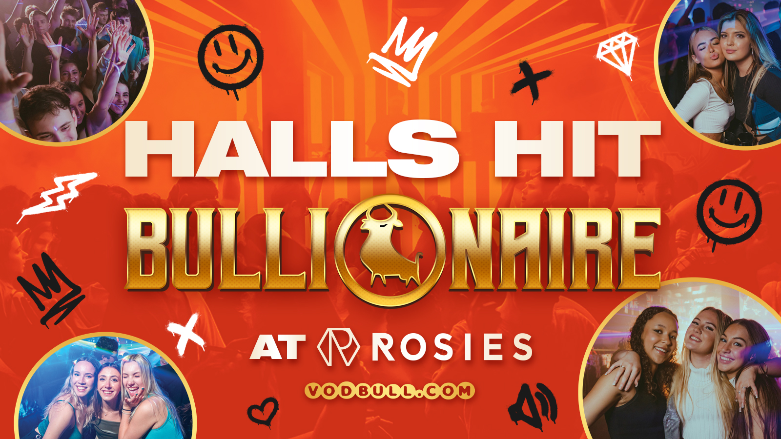 🎉Halls Hit BULLIONAIRE & VODBULL at ROSIES 🎉10/08
