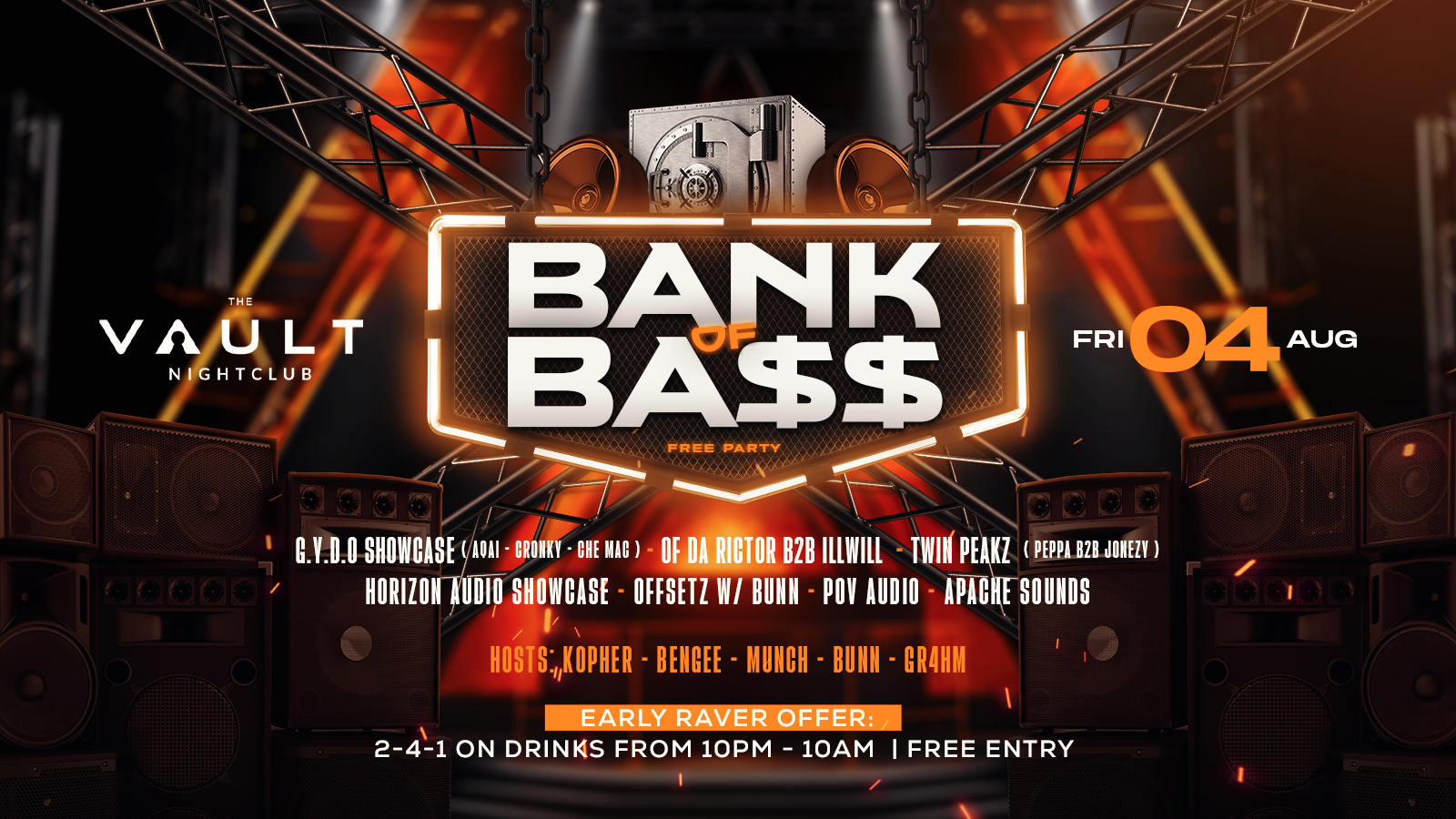 DRUM & BASS FREE PARTY at The Vault Bournemouth